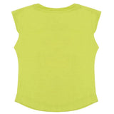 Girls Half Sleeves Printed T-Shirt - Green, Girls T-Shirts, Chase Value, Chase Value