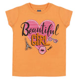 Girls Sando - Peach, Girls T-Shirts, Chase Value, Chase Value