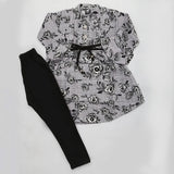 Girls Full Sleeves Tights Suit - Black, Kids, Girls Sets And Suits, Chase Value, Chase Value