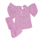 Newborn Girls Suit 2Pcs - Purple, Kids, NB Girls Sets And Suits, Chase Value, Chase Value
