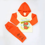 Newborn Boy Full Sleeves Polar Suit - Orange, Kids, NB Boys Sets And Suits, Chase Value, Chase Value