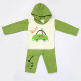 Newborn Boy Full Sleeves Polar Suit - Green, Kids, NB Boys Sets And Suits, Chase Value, Chase Value