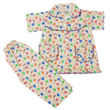 Girls Half Sleeves Sleeping Suit - Beige, Kids, Girls Sets And Suits, Chase Value, Chase Value