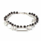 Women's Fancy Bracelet - Black & Silver, Women, Bangles & Bracelets, Chase Value, Chase Value