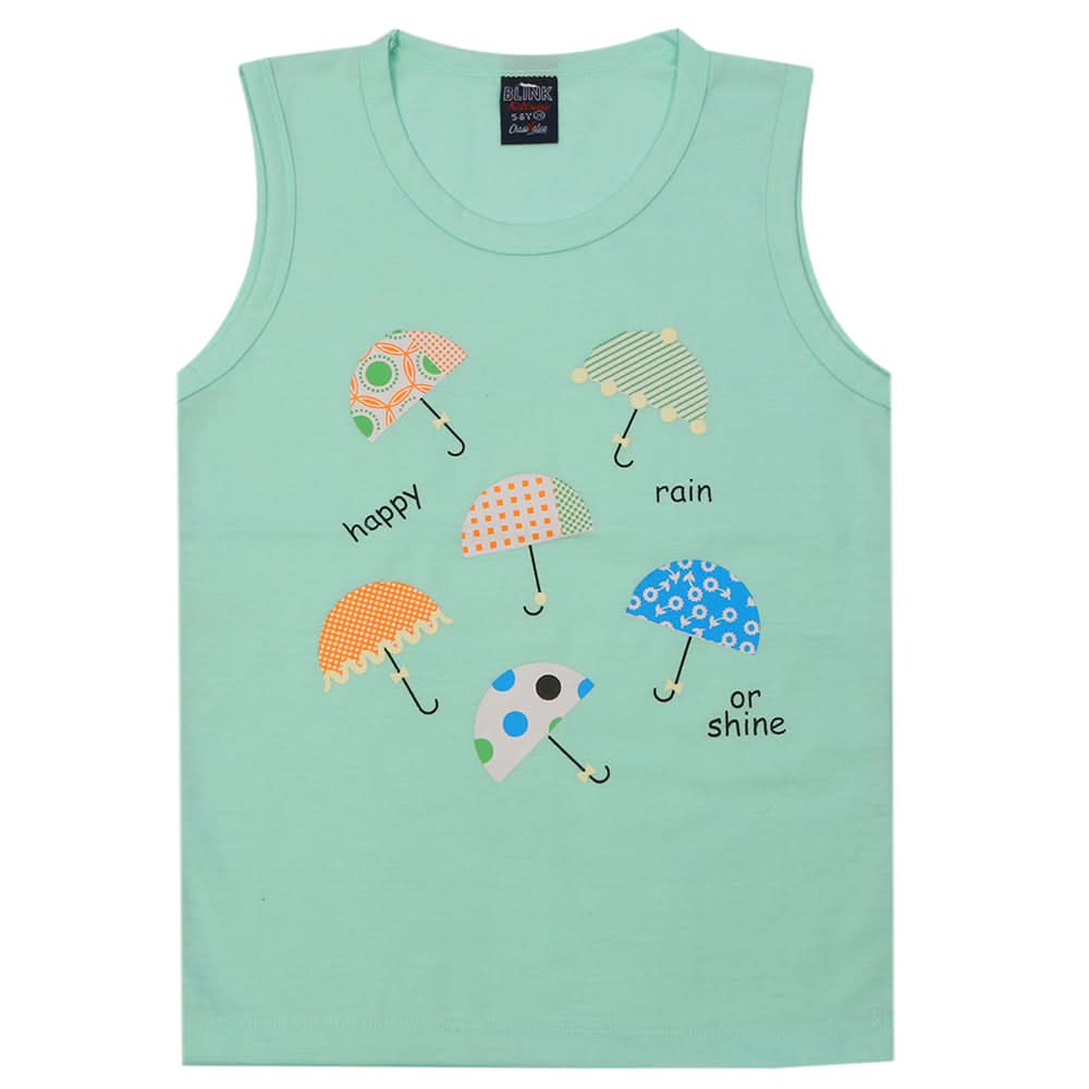 Girls Sando - Cyan, Girls T-Shirts, Chase Value, Chase Value