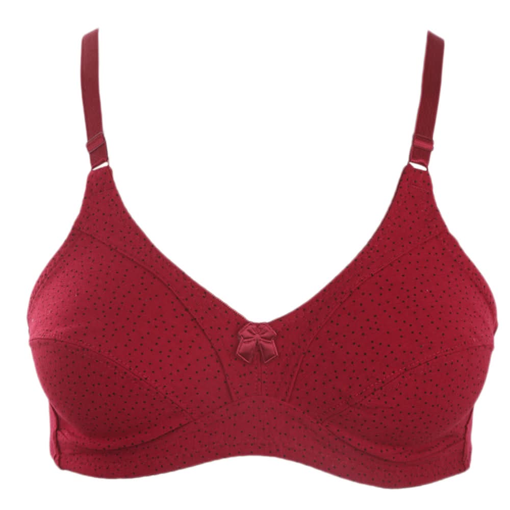 Women's Cotton Bra - Maroon, Women, Bras, Chase Value, Chase Value