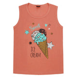 Girls Sando - Peach, Girls T-Shirts, Chase Value, Chase Value