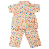 Girls Half Sleeves Sleeping Suit - Orange, Kids, Girls Sets And Suits, Chase Value, Chase Value