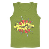 Girls Sando - Green, Girls T-Shirts, Chase Value, Chase Value