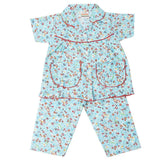Girls Half Sleeves Sleeping Suit - Light Blue, Kids, Girls Sets And Suits, Chase Value, Chase Value