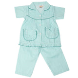 Girls Half Sleeves Sleeping Suit - Minte Green, Kids, Girls Sets And Suits, Chase Value, Chase Value