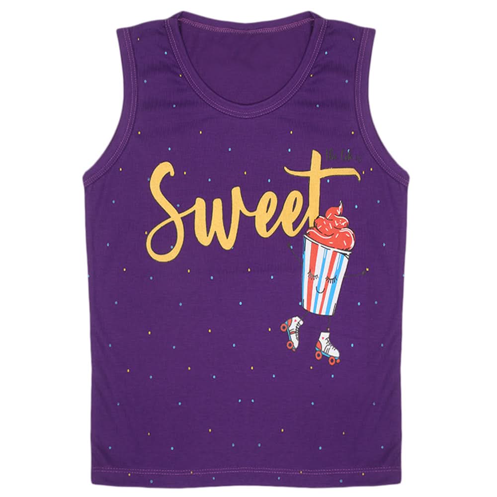 Girls Sando - Purple, Girls T-Shirts, Chase Value, Chase Value