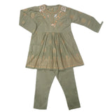 Girls Pajama Suit - Olive Green, Kids, Girls Sets And Suits, Chase Value, Chase Value
