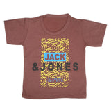 Boys Half Sleeves T-Shirt - Brown, Kids, Boys T-Shirts, Chase Value, Chase Value