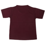 Boys Half Sleeves T-Shirt - Maroon, Kids, Boys T-Shirts, Chase Value, Chase Value