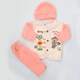 Newborn Boy Full Sleeves Polar Suit 10361 - Pink, Kids, NB Boys Sets And Suits, Chase Value, Chase Value