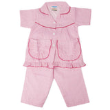Girls Half Sleeves Sleeping Suit - Pink, Kids, Girls Sets And Suits, Chase Value, Chase Value