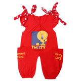 Girls Jump Suit - Red, Kids, Girls Sets And Suits, Chase Value, Chase Value