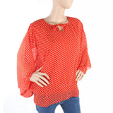 Women's Western Top Poncho Style - Red, Women, T-Shirts And Tops, Chase Value, Chase Value