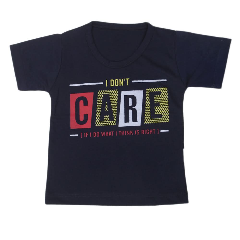 Boys Half Sleeves T-Shirt - Navy Blue, Kids, Boys T-Shirts, Chase Value, Chase Value