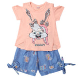 Girls Pajama Suit - Peach, Kids, Girls Sets And Suits, Chase Value, Chase Value
