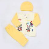 Newborn Boy Full Sleeves Polar Suit 4599 - Yellow, Kids, NB Boys Sets And Suits, Chase Value, Chase Value