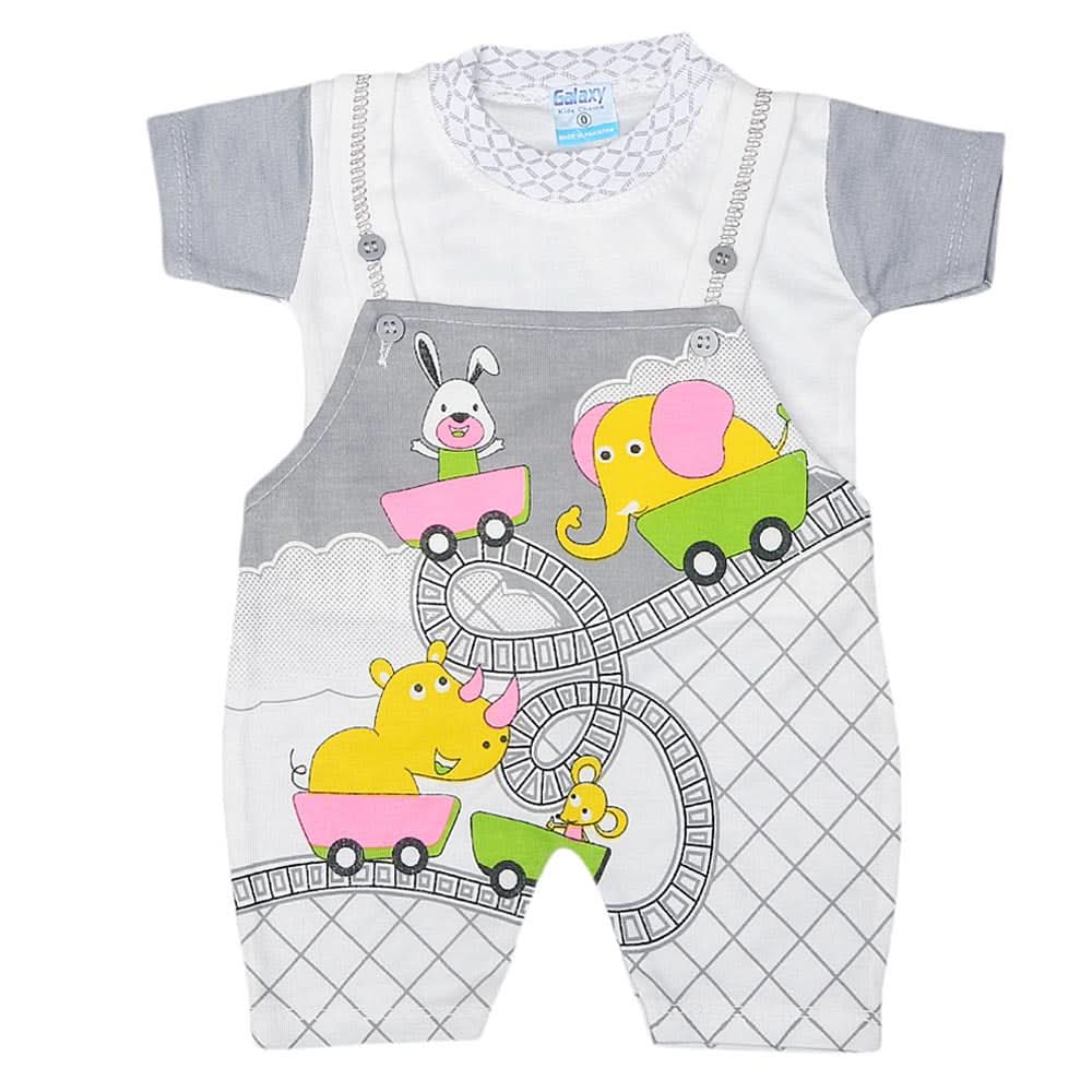 Newborn Boys Romper - Grey, Kids, NB Boys Rompers, Chase Value, Chase Value