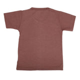 Boys Half Sleeves T-Shirt - Brown, Kids, Boys T-Shirts, Chase Value, Chase Value