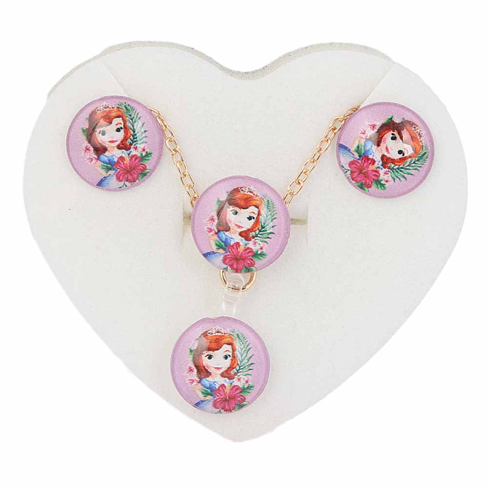 Girls Locket Set - Purple, Kids, Jewellery Sets, Chase Value, Chase Value
