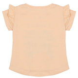 Girls Half Sleeves Printed T-Shirt - Peach, Girls T-Shirts, Chase Value, Chase Value