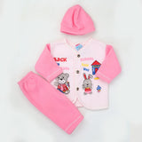 Newborn Boy Full Sleeves Polar Suit 4599 - Pink, Kids, NB Boys Sets And Suits, Chase Value, Chase Value