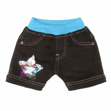 Newborn Girls Denim Short - Black, Kids, NB Boys Shorts And Pants, Chase Value, Chase Value