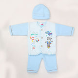 Newborn Boy Full Sleeves Polar Suit 3894 - Blue, Kids, NB Boys Sets And Suits, Chase Value, Chase Value