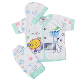 Newborn Boys Half Sleeves Suit - Sea Green, Kids, Newborn Boys Sets And Suits, Chase Value, Chase Value