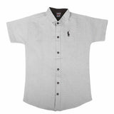 Boys Half Sleeves Printed Shirt - Grey, Kids, Boys Shirts, Chase Value, Chase Value