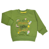 Girls Full Sleeves T-Shirt - Green, Girls T-Shirts, Chase Value, Chase Value