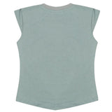 Girls Half Sleeves Printed T-Shirt - Sea Green, Girls T-Shirts, Chase Value, Chase Value