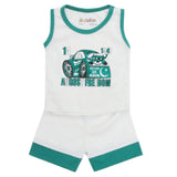 Newborn Sando Suit For 14th August - White, Kids, NB Boys Sets And Suits, Chase Value, Chase Value