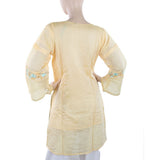 Women's Fancy Embroidered Kurti - Yellow, Women, Ready Kurtis, Chase Value, Chase Value