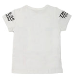Boys Round Neck Half Sleeves T-Shirt - White, Kids, Boys T-Shirts, Chase Value, Chase Value