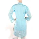 Women's Fancy Embroidered Kurti - Blue, Women, Ready Kurtis, Chase Value, Chase Value