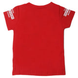 Boys Round Neck Half Sleeves T-Shirt - Red, Kids, Boys T-Shirts, Chase Value, Chase Value