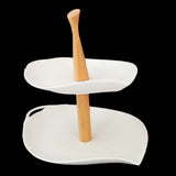 Two Tier Cake Plate - White, Home & Lifestyle, Serving And Dining, Chase Value, Chase Value