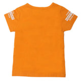Boys Round Neck Half Sleeves T-Shirt - Mustard, Kids, Boys T-Shirts, Chase Value, Chase Value