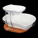 Chip N Dip Dish - White, Home & Lifestyle, Serving And Dining, Chase Value, Chase Value