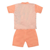Newborn Boys Suits 2 Pcs - Peach, Kids, NB Boys Sets And Suits, Chase Value, Chase Value