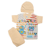 Newborn Boys Suits 3 Pcs - Peach, Kids, NB Boys Sets And Suits, Chase Value, Chase Value
