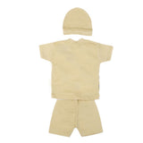 Newborn Boys Suits 3 Pcs - Beige, Kids, NB Boys Sets And Suits, Chase Value, Chase Value