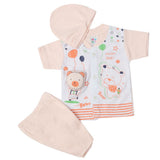 Newborn Boys Half Sleeves Suit - Peach, Kids, New Born Boys Sets And Suits, Chase Value, Chase Value