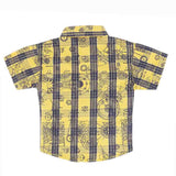Newborn Half Sleeves Printed Shirt - Yellow, Kids, NB Boys Shirts And T-Shirts, Chase Value, Chase Value